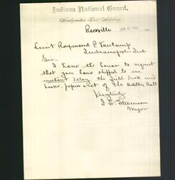 Letterhead - Indiana National Guard