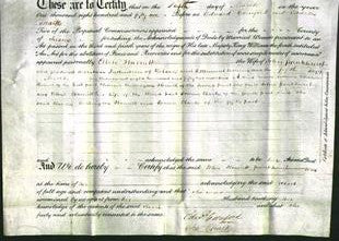 Deed by Married Women - Ellen Harriett Pankhurst-Original Ancestry