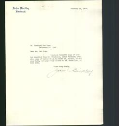 Letterhead - John Bindley