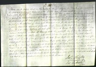 Deed by Married Women - Sarah Tugwell and Mary Bythesia-Original Ancestry