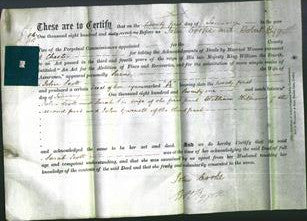 Deed by Married Women - Sarah Scott-Original Ancestry