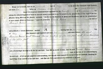 Deed by Married Women - Dinah Raine-Original Ancestry