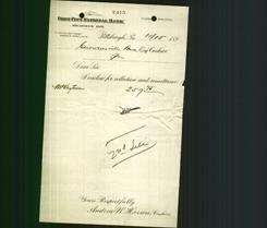 Bank Letterhead - Fort Pitt National Bank