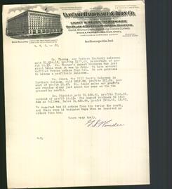 Letterhead - Van Camp Hardware & Iron Co.