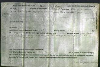 Deed by Married Women - Mary Murrell-Original Ancestry