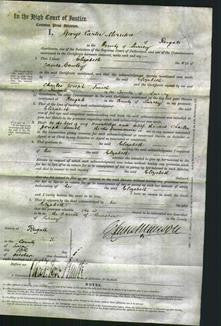 Court of Common Pleas - Elizabeth Cawley-Original Ancestry