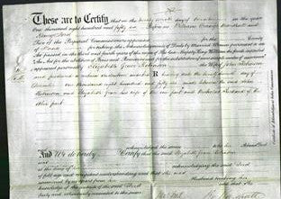 Deed by Married Women - Elizabeth Grace Robinson-Original Ancestry