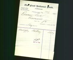 Bank Letterhead - First National Bank