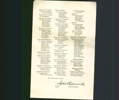 Letter - Signed John R. Ward