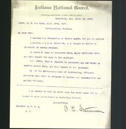 Letterhead - Indiana National Guard