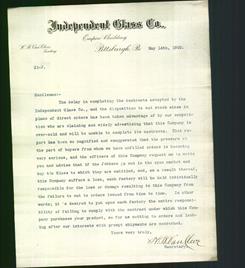 Letterhead - Independent Glass Co.