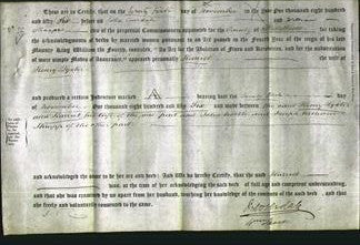 Deed by Married Women - Harriet Lyster-Original Ancestry