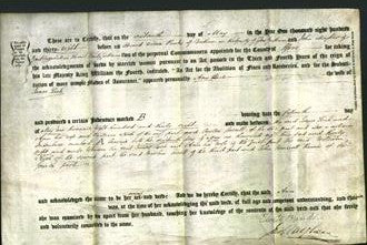 Deed by Married Women - Ann Sach-Original Ancestry