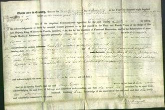 Deed by Married Women - Mary Turner-Original Ancestry