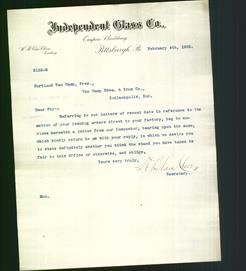 Letterhead - Independent Glass Co.