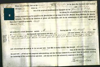 Deed by Married Women - Sarah Davies-Original Ancestry