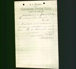 Business Letterhead - R. A. Holden