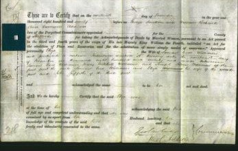 Deed by Married Women - Eliza Williams-Original Ancestry