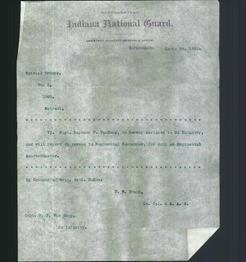 Letterhead - Indiana National Guard