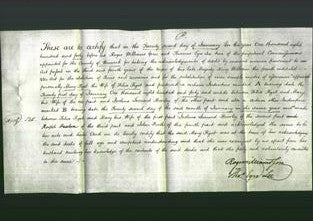 Deed by Married Women - Mary Pigot-Original Ancestry