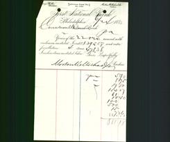 Bank Letterhead - First National Bank