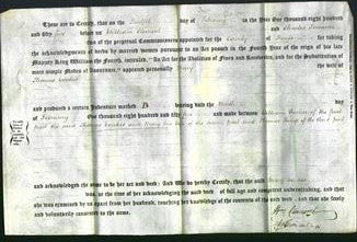 Deed by Married Women - Mary Voakes-Original Ancestry