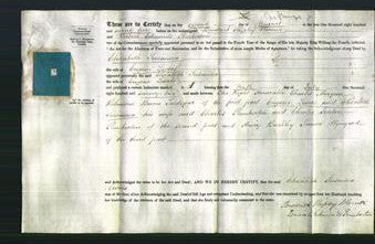 Deed by Married Women - Elizabeth Susanna Livois-Original Ancestry