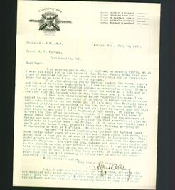 Letterhead - Artillery Battalion