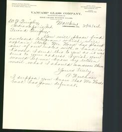 Letterhead - VanCamp Glass Company