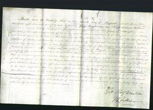 Deed by Married Women - Sarah Hague and Ann Redgate-Original Ancestry