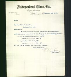Letterhead - Independent Glass Co.
