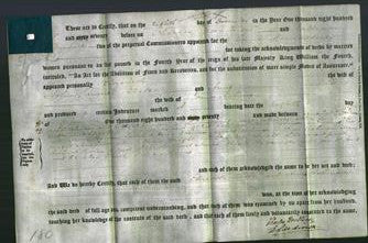 Deed by Married Women - Elizabeth Chater and Anne Robinson-Original Ancestry
