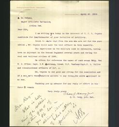 Letterhead - Indianapolis Light Artillery