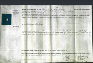 Deed by Married Women - Ann Chalcraft-Original Ancestry