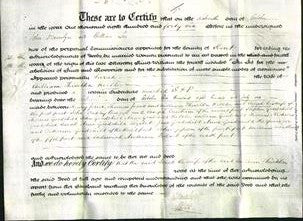Deed by Married Women - Sarah Thiselton-Original Ancestry