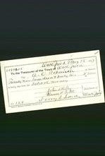 Wakefield, Massachusetts Payment Voucher - A O Robinson