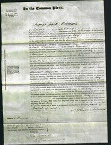 Court of Common Pleas - Mary Hallett-Original Ancestry