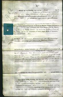 Deed by Married Women - Alice Wolstencroft-Original Ancestry
