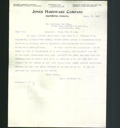 Letterhead - Jones Hardware Company