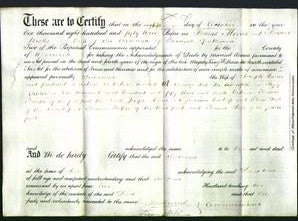 Deed by Married Women - Susanna Harris-Original Ancestry