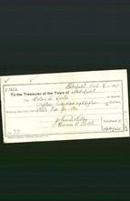 Wakefield, Massachusetts Payment Voucher - Solon A Carter