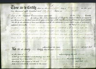 Deed by Married Women - Olivia Smithin-Original Ancestry