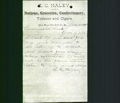 Business Letterhead - E. C. Haley