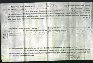 Deed by Married Women - Eliza Mason-Original Ancestry