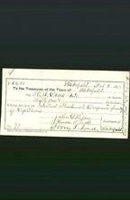 Wakefield, Massachusetts Payment Voucher - W S Davis
