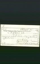 Wakefield, Massachusetts Payment Voucher - W S Davis