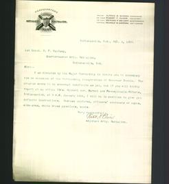 Letterhead - Artillery Battalion