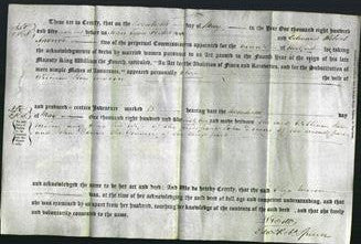 Deed by Married Women - Eliza Mason-Original Ancestry