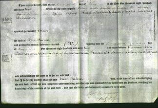 Deed by Married Women - Ellen Palmer-Original Ancestry