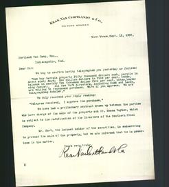 Letterhead - Kean, Van Cortlandt & Co.